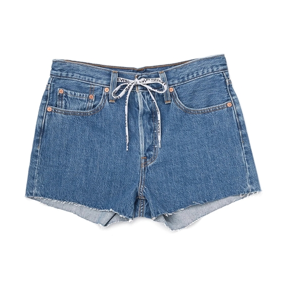 Levi's 501 High Rise Logo Drawstring Button Fly D4 - Picture 3 of 7